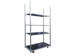 2022 US Hot Sale Display Flower Racks Danish Trolleys