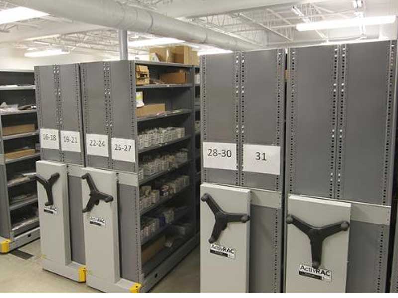 Heavy Duty Electric Mobile Racking System