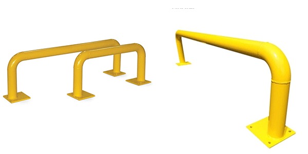 two racking protection barriers