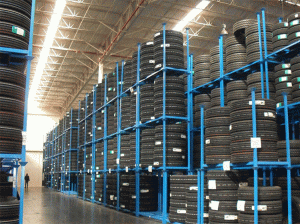 Tyre Racking Capable of Saving 40% Storage Space