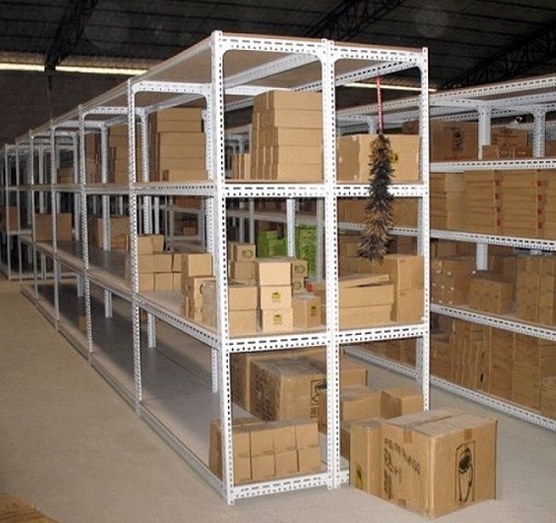 Metal angle shelving is ideal for many applications