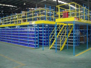 Heavy Duty Steel Mezzanine Racking for Industrial Warehouse Storage