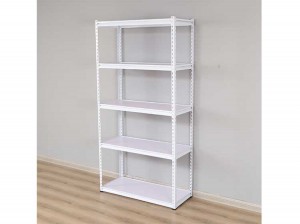 5 tier diy slotted angle shelving