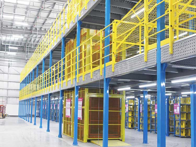 Multi-Level Stable and Steady Steel Mezzanine Floor Racking System Featured Image