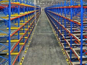 Warehouse Storage Gravity Roller Pallet Rack