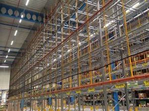 Metal warehouse pallet racking for sale
