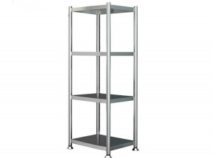 Four layers of stainless steel shelves