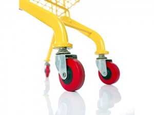 Children’s Metal Shopping Cart with Wheels