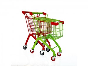Children’s Metal Shopping Cart with Wheels