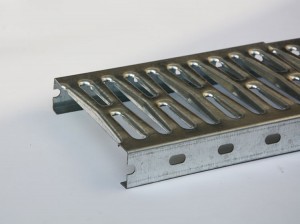 Heavy duty mezzanine flooring open steel plank with hooks