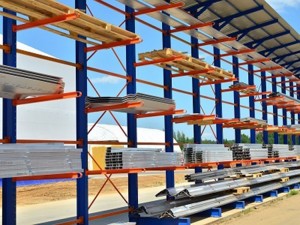 Cantilever Racking with Roof for Outdoor Use