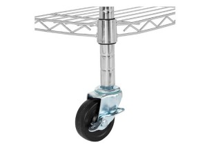 5 Tier Metal Shelving Unit with Wheels