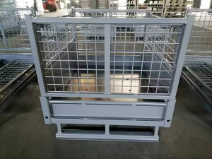 Heavy Duty Stackable Steel Boxes for Industrial Storage