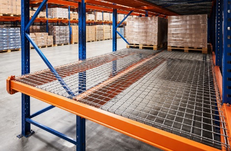 Wire Mesh Decking for Double Deep Pallet Racking | UK Project