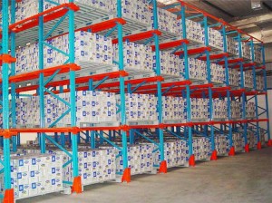 Customized drive in pallet racking for cold warehouse storage