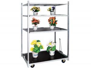 Four Layer Hot Dip Galvanized Dutch Flower Cart