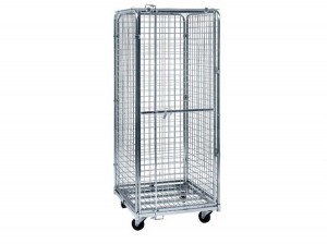 High Quality Warehouse Storage Folding Rolling Trolley Cage