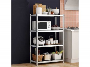 Thickened stainless steel shelf for kitchen