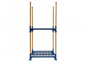 Metal column stacking rack