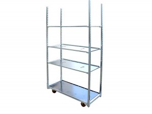 2022 US Hot Sale Display Flower Racks Danish Trolleys