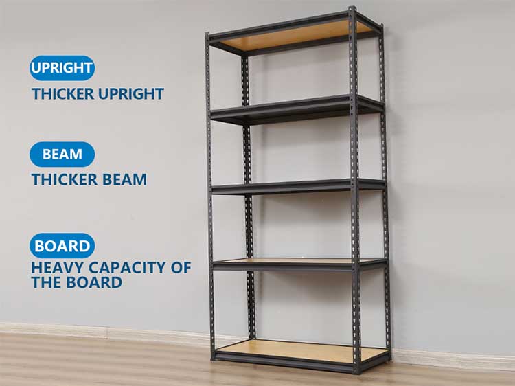 5 tier diy slotted angle shelving Featured Image