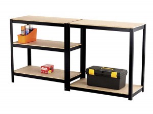 5 tier heavy duty boltless shelving unit