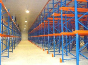Customized drive in pallet racking for cold warehouse storage