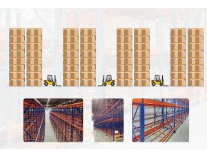 High Density Warehouse Storage Double Deep Pallet Racking