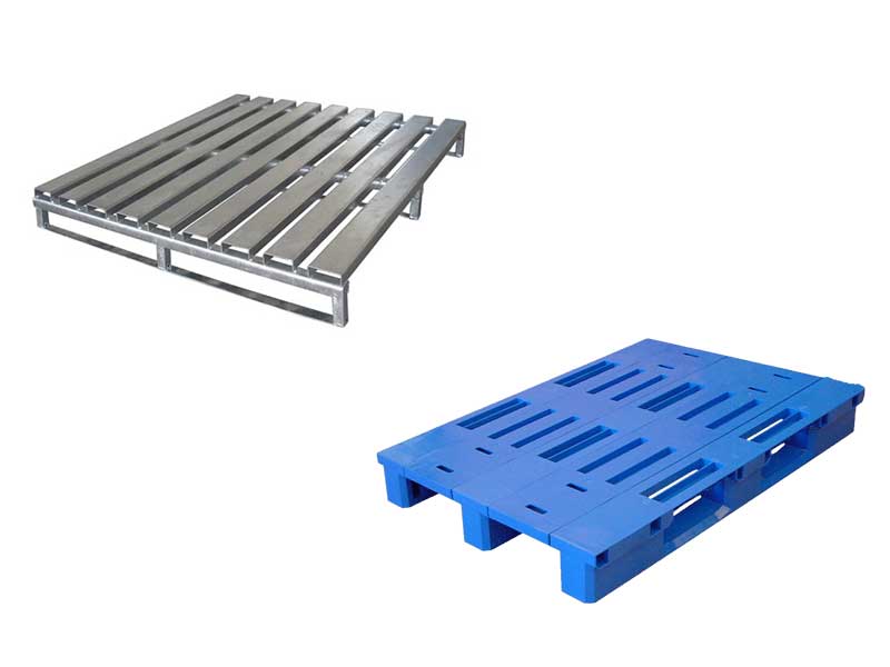 Difference between steel pallet and plastic pallet