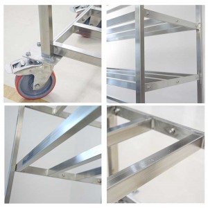 Multifunctional food-grade stainless steel shelf