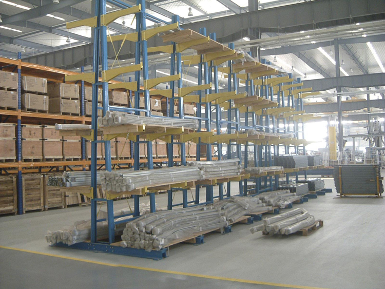 Material and function of cantilever racking