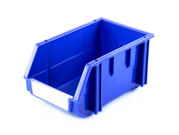 Industrial Warehouse Tool Storage Box Stackable Plastic Storage Bins -  China Stack and Hang Storage Bin, PP Shelf Bins