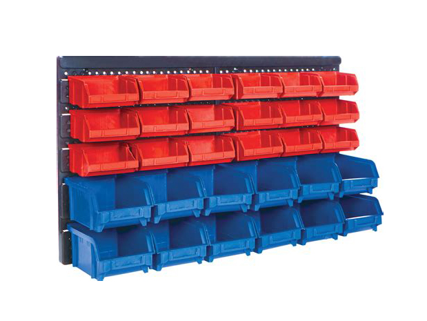 Stackable plastic parts box