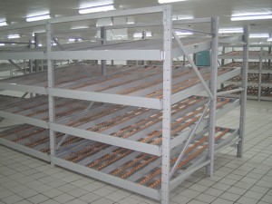 Gravity Flow Roller Rack Systems