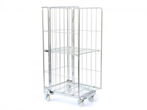 Warehouse Metal Rolling Security Cage