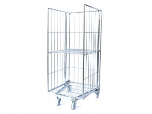 Warehouse Metal Rolling Security Cage