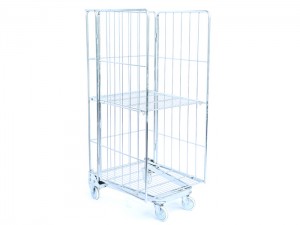 Warehouse Metal Rolling Security Cage