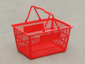 Durable Plastic Shopping Basket