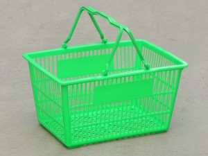 Durable Plastic Shopping Basket