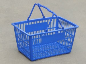 Durable Plastic Shopping Basket