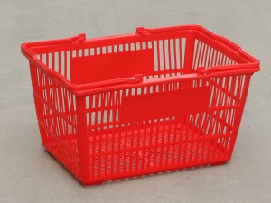 Durable Plastic Shopping Basket