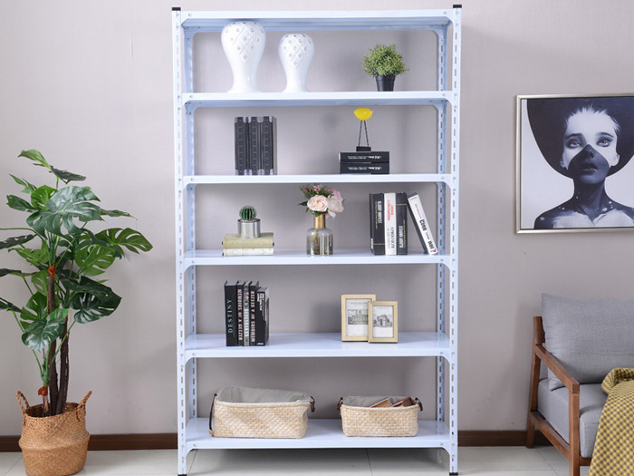 Iron Steel Slotted Angle Shelving Featured Image