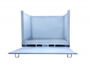 Galvanized Steel Foldable Stackable Bulk Cages