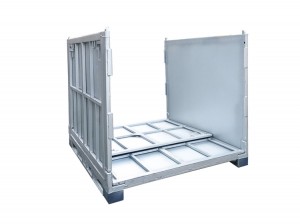 Galvanized Steel Foldable Stackable Bulk Cages