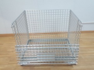 Collapsible Wire Mesh Containers for Bulk Storage