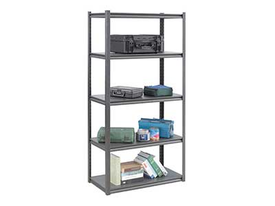 3 common types of boltless shelves