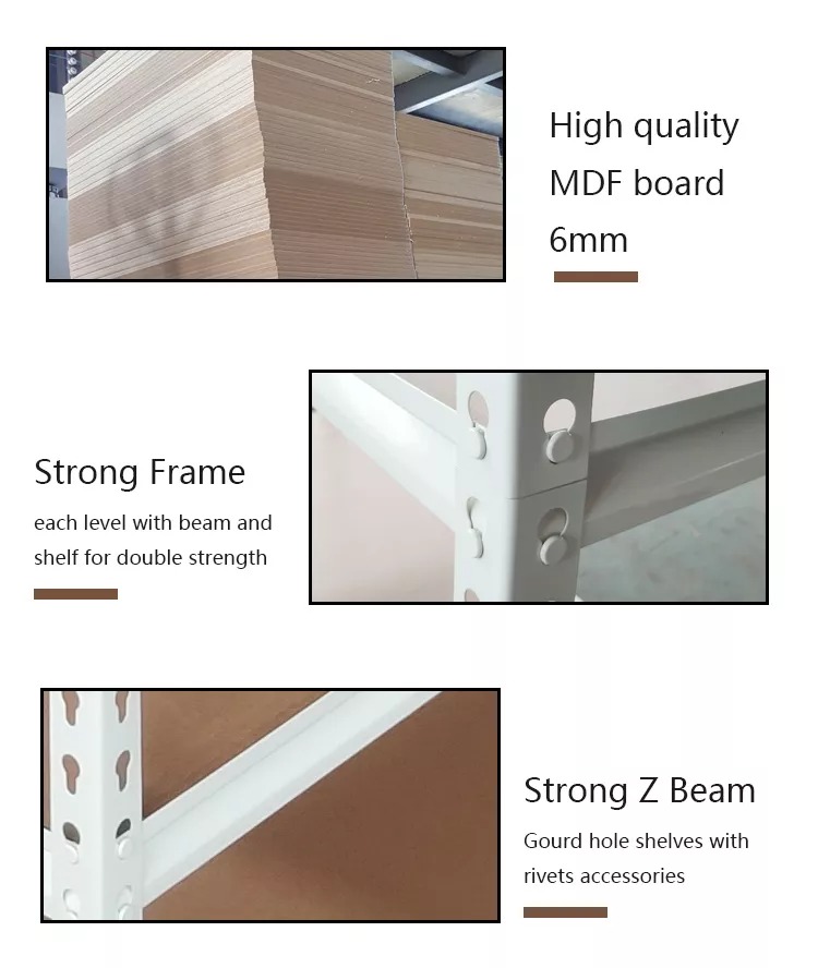 Z-beam boltless rivet shelving-4