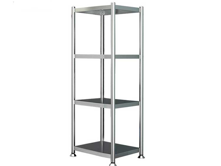 Four Layers of Stainless Steel Shelves