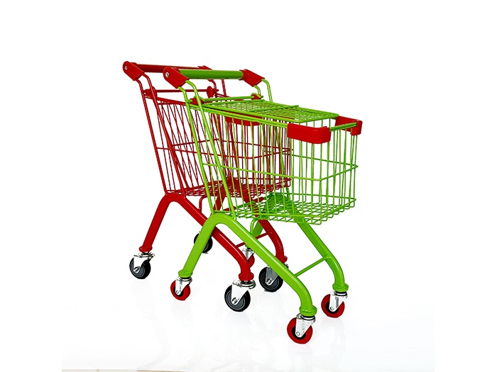 Children’s Metal Shopping Cart with Wheels