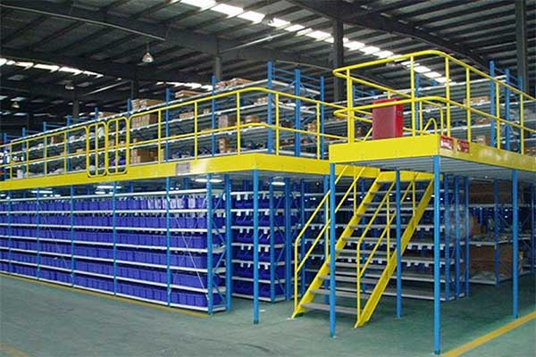 Heavy Duty Steel Mezzanine Racking for Industrial Warehouse Storage